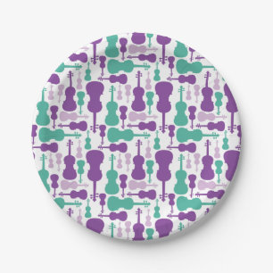 Violin or Viola Themed Paper Plate