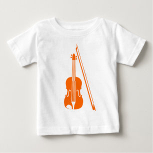 Violin - Orange Baby T-Shirt