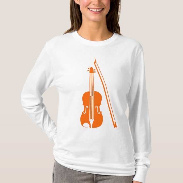 Violin - Orange T-Shirt (Front)