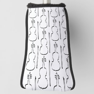 Violin Outline Golf Head Cover