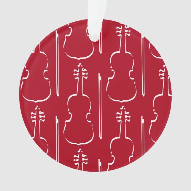 Violin Outline Ornament (Front)