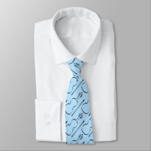 Violin Outline Tie