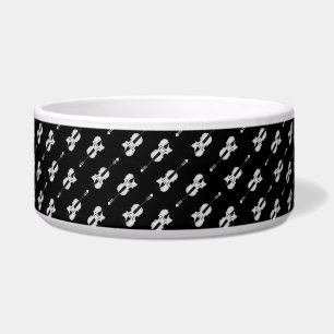 Violin Pattern - Black and White