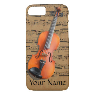 Violin Personalised Musical Notes iPhone 8/7 Case