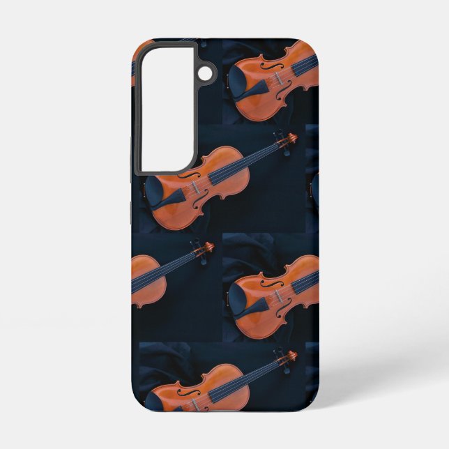 Violin Photo Closeup Samsung Galaxy S22 Case (Back)