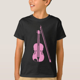 Violin - Pink T-Shirt