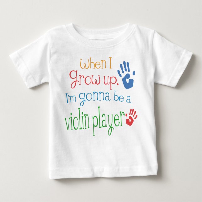 Violin Player (Future) Infant Baby T-Shirt (Front)