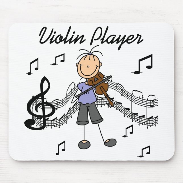 Violin Player Mousepad (Front)