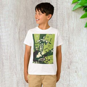 Violin Player Musical Notes T-Shirt