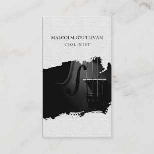 Violin Player Violinist Music Musician Business Card