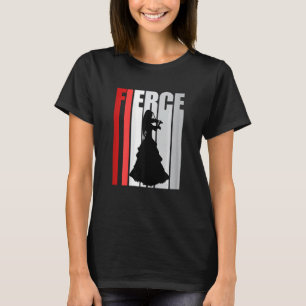 Violin Player Womens Red Musical Instrument Violin T-Shirt