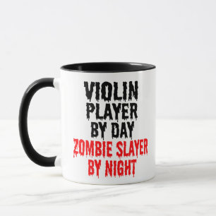 Violin Player Zombie Joke Mug