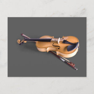 Violin postcard