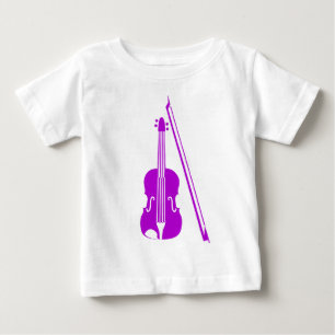 Violin - Purple Baby T-Shirt