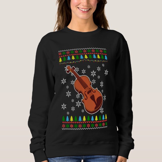 Violin Pyjamas Sweatshirt (Front)