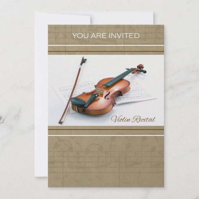 Violin Recital Invitation (Front)