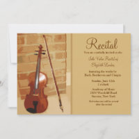 Violin Recital Invitation