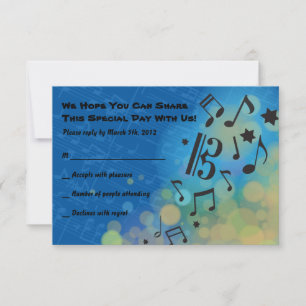 VIOLIN rsvp Card