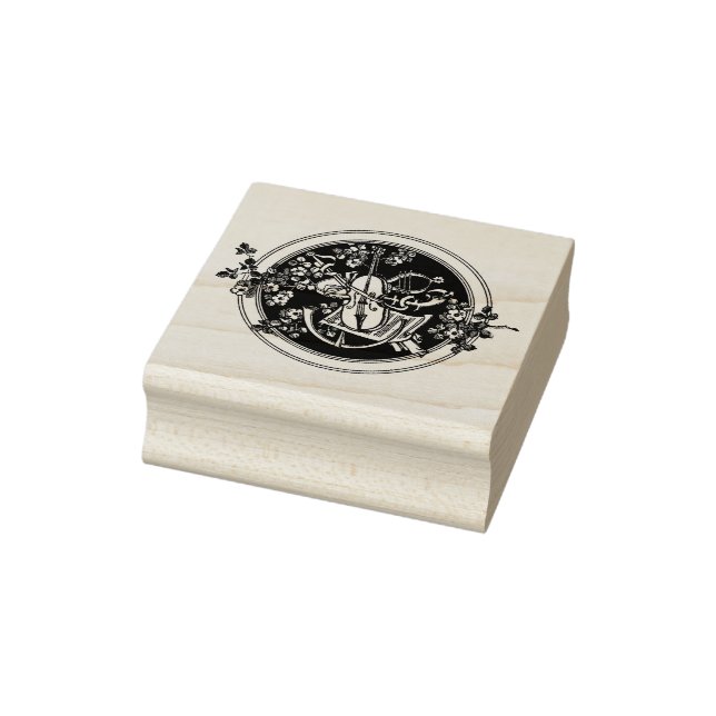 Violin Rubber Stamp (Stamp)