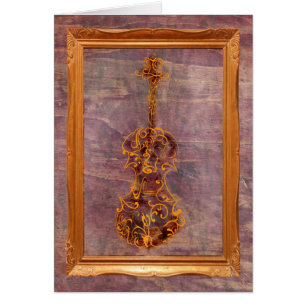 Violin Scrawl in Frame