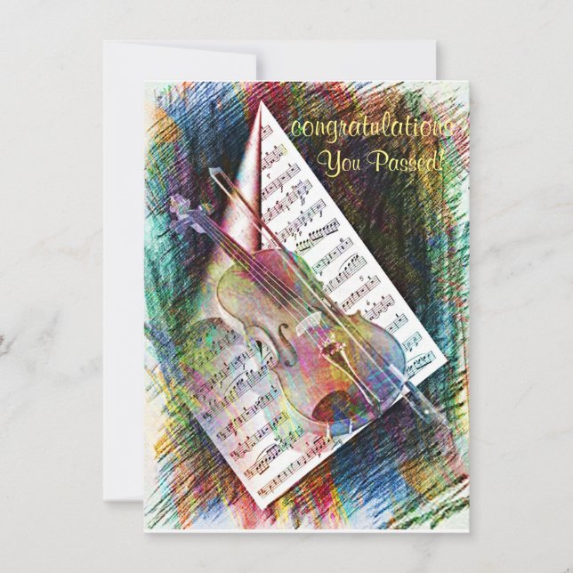 Violin Sketch Card (Front)