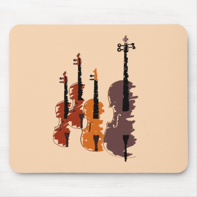 Violin String Instrument string quartet Mouse Pad (Front)
