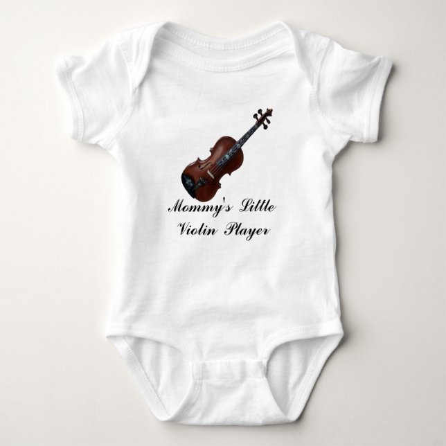 VIOLIN-T-SHIRT BABY BODYSUIT (Front)