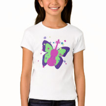 Violin T-Shirt for Kids-Little Butterfly