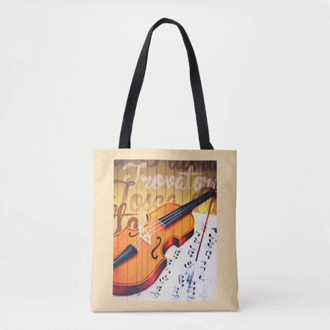 Violin Tote Bag (Front)