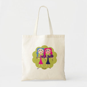 Violin Totebay-Fiddle Sisters Tote Bag
