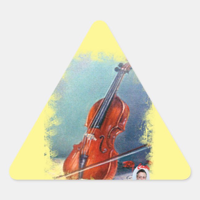 Violin Triangle Sticker (Front)