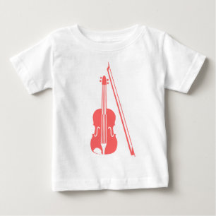 Violin - Tropical Pink Baby T-Shirt