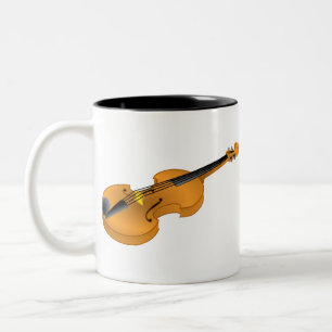 Violin Two-Tone Coffee Mug