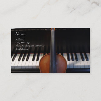 Violin Viola Business Card for The Violin Site