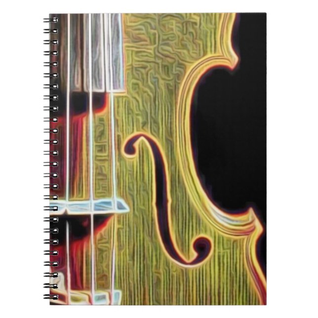Violin, Viola, Cello? Notebook (Front)