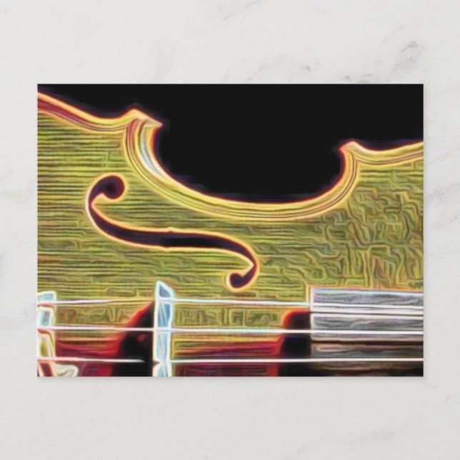 Violin, Viola, Cello? Postcard (Front)