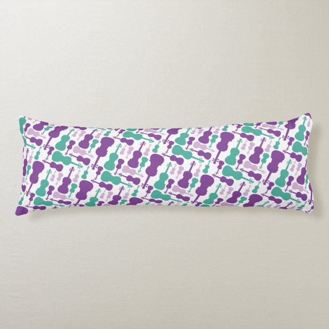 Violin Viola Musical String Instrument Orchestra Body Cushion (Front)