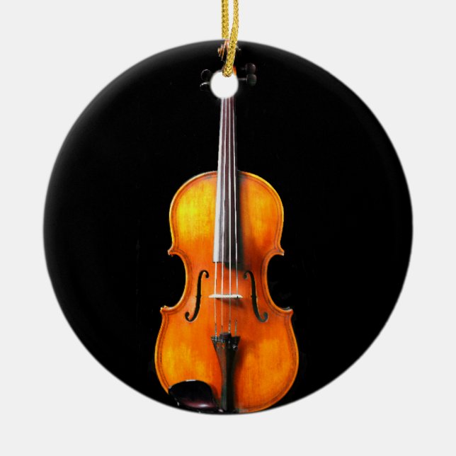 Violin/Viola Ornament by Leslie Harlow (Front)