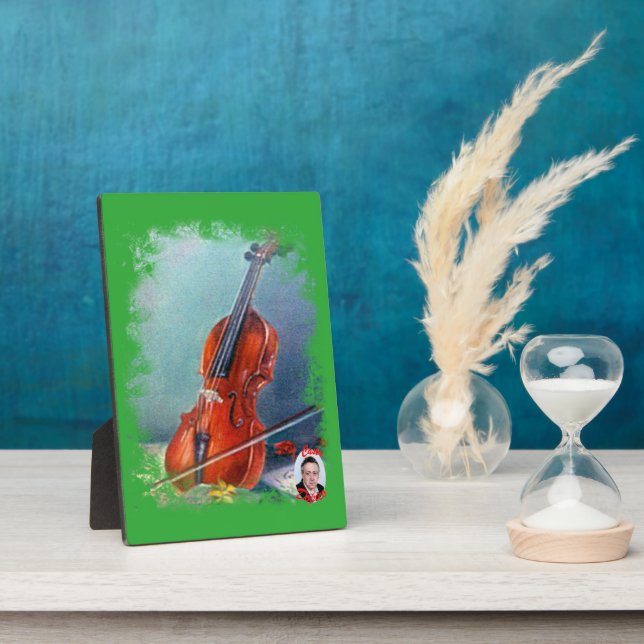 Violín/Violin Plaque (Side)