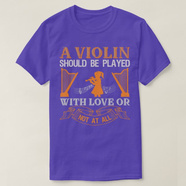 Violin violin player violin player 1 T-Shirt (Design Front)