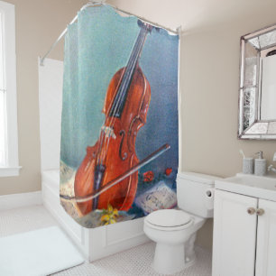 Violin/Violin Shower Curtain