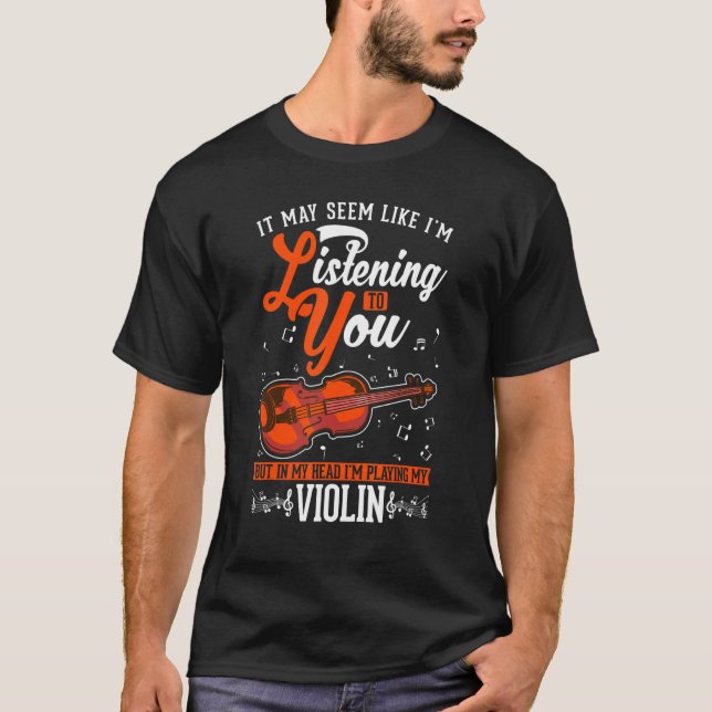 Violin Violin Teacher Violinist 1 T-Shirt (Front)