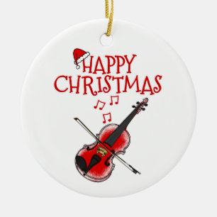 Violin Violinist Musician Christmas Ornament