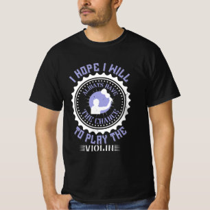 Violin violinist musician gift T-Shirt