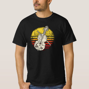 Violin Violinist Retro Vintage T-Shirt