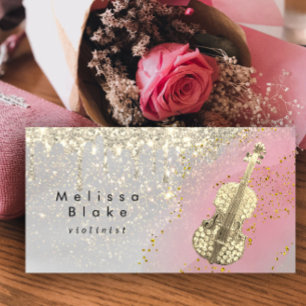 violinist  business card
