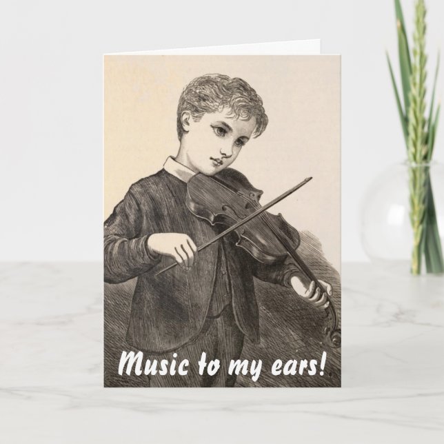 violinist card (Front)