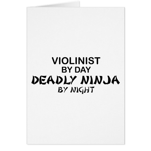 Violinist Deadly Ninja by Night (Front)