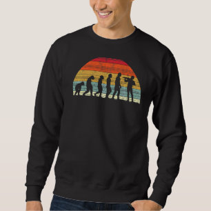 Violinist Evolution Evolution Of Man Music Orches Sweatshirt