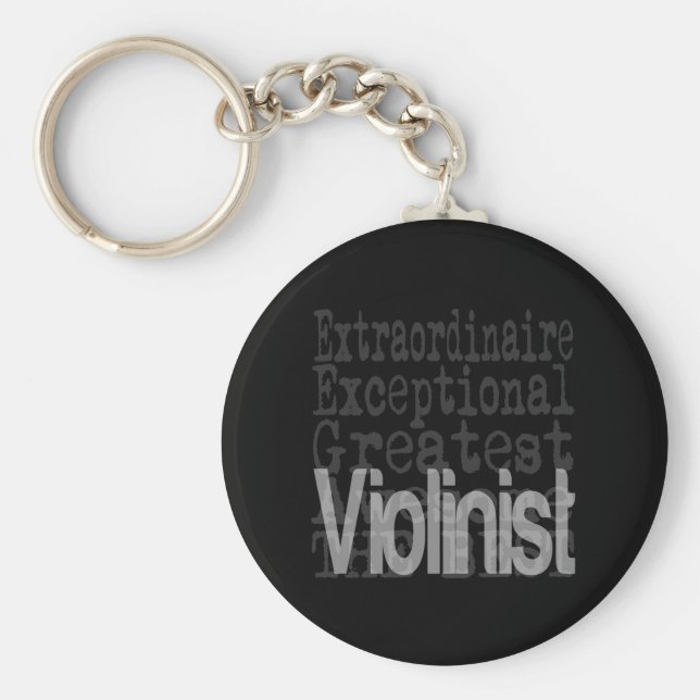 Violinist Extraordinaire Key Ring (Front)